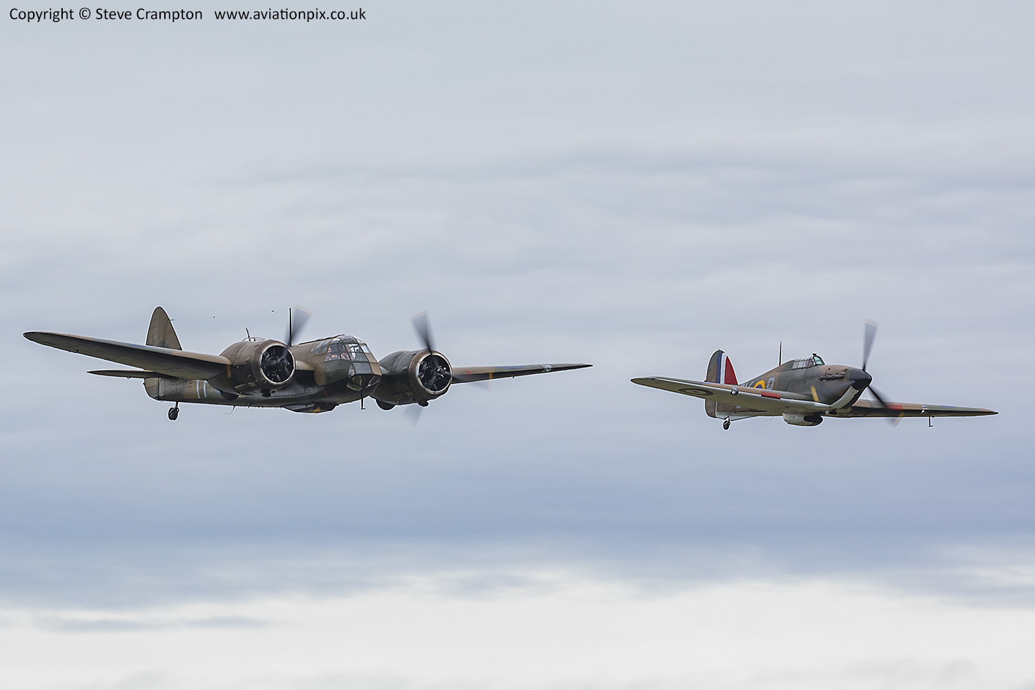 Blenheim and Hurricane