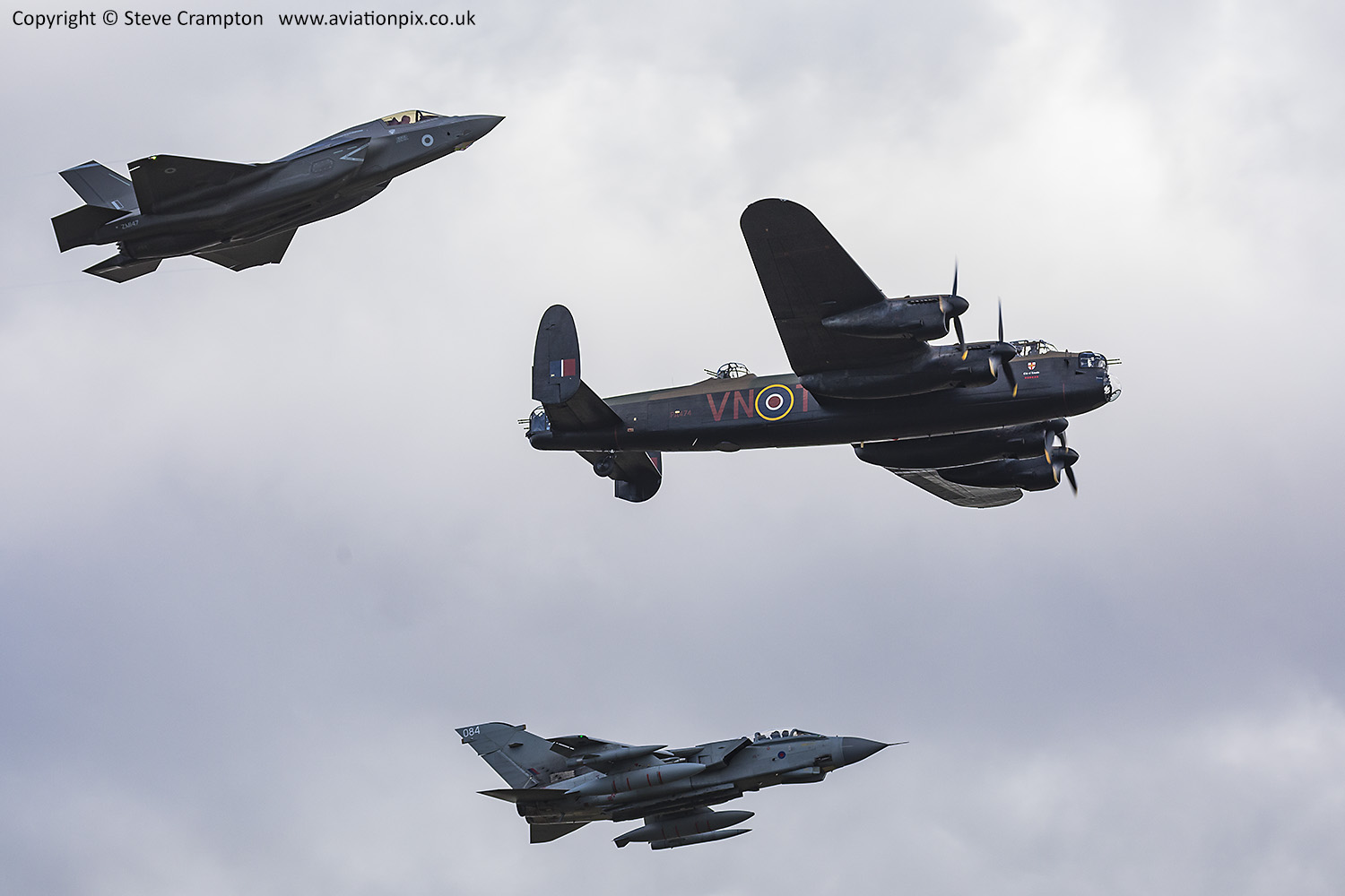 617 Squadron tribute flypast
